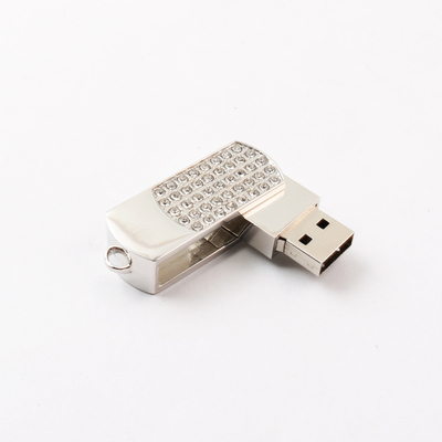 Ασημένια λαμπρή γρήγορη ταχύτητα Drive λάμψης κρυστάλλου USB PCBA 2,0 και 3,0