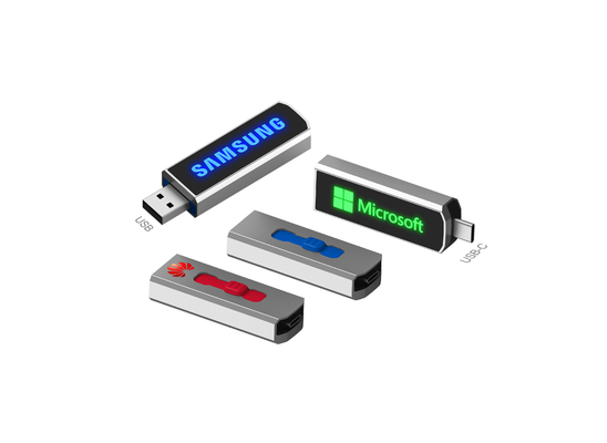 Γρήγορη ταχύτητα τύπου C USB Flash Drive Συμμόρφωση με αμερικανική πιστοποίηση 128 GB 256 GB
