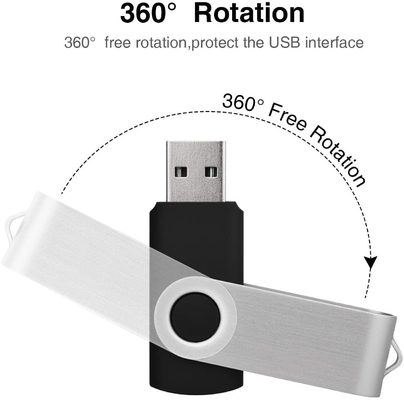 Λευκό πλαστικό USB stick Χαρακτηριστικό υλικό ανακύκλωσης πλήρης μνήμης βαθμίδα Α