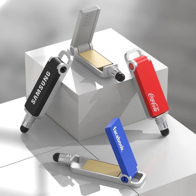 Speed Metal USB Flash Drive με Flash Δοκιμή Όλα Πέρασαν H2 ή Beach32 Δοκιμή Διαβάστε 15-20MB/s Ασημένιο Προσαρμοσμένο