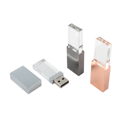 Κρύσταλλο USB Εσωτερικά Με Φως LED Όταν Λειτουργεί Το Φως LED Λαμπυρίζει