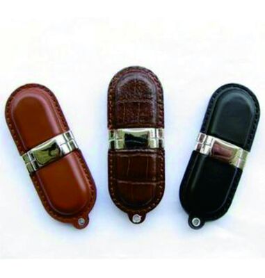 Δερμάτινη μνήμη usb Grade A Δερμάτινη μονάδα flash USB Flash Drive με τσιπ Grade A και δερμάτινο εξωτερικό για στελέχη
