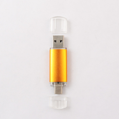 Λογότυπο λέιζερ Drive λάμψης μετάλλων 256GB OTG USB για αρρενωπό Iphone