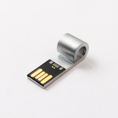 Διαμορφωμένο συριγμός ασημένιο USB 2,0 λέιζερ Drive λάμψης μετάλλων USB ραβδί μνήμης λογότυπων