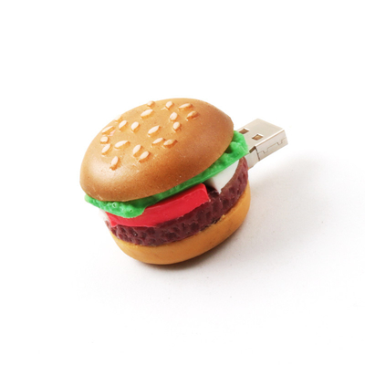 KFC McDonald's Hamburger σχήμα Custom USB flash drive για τεχνητό φαγητό εταιρικά δώρα