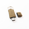 Καθορισμένη πλήρης μνήμης δερμάτινη μονάδα USB flash με εξατομικευμένη εκτύπωση λογότυπου
