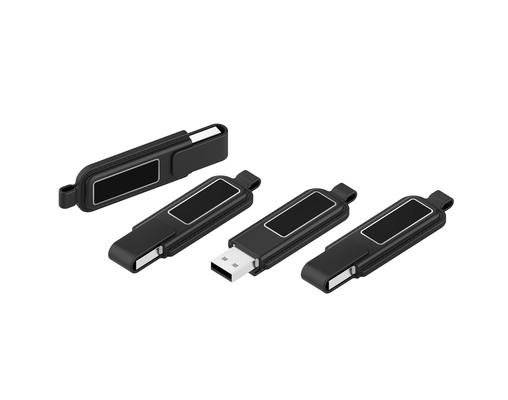 Φορητό δερμάτινο κάλυμμα κλειδί μέταλλο USB flash drive 64GB 128GB 30MB/S