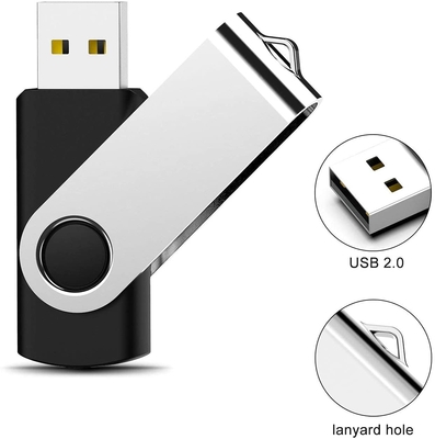 Λευκό πλαστικό USB stick Χαρακτηριστικό υλικό ανακύκλωσης πλήρης μνήμης βαθμίδα Α