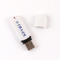 Περιβαλλοντικά φιλικό Μαύρο/Λευκό πλαστικό USB stick με πλήρη μνήμη με υψηλή ποιότητα μεταφοράς δεδομένων υψηλής ταχύτητας