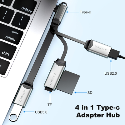 Διάβασμα για κάρτα TF Καλώδιο Hub κάρτας SD για USB 2.0 και USB 3.0 Γρήγορη μεταφορά δεδομένων