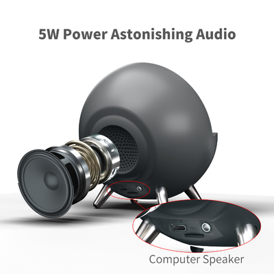 15W γρήγορη φόρτιση ασύρματο φορτιστή με Bluetooth ηχείο και φως 131 * 75 * 146MM μέγεθος σώματος