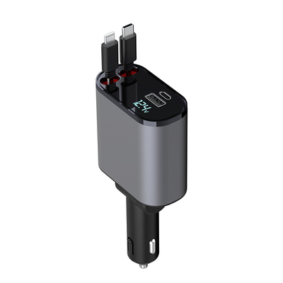 Εύκολη έξοδος USB-C 5V / 3A φορτιστή αυτοκινήτου με ονομαστική ισχύ MAX 120W