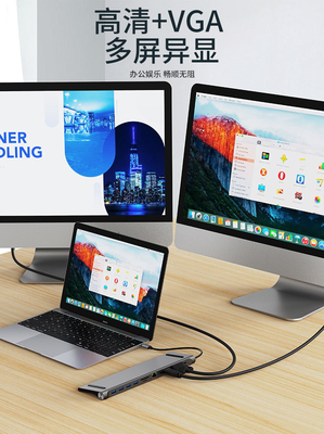 Επεκτάσιμα σχήματα συμπαγές USB 3.0 προσαρμογέα για PC υπολογιστή 11 σε ένα