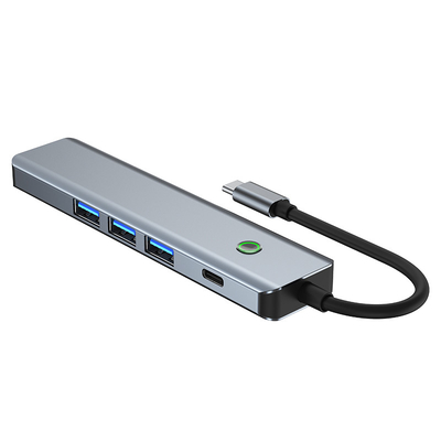 Πολυλειτουργικός σταθμός δεδομένων USB C Hub έξυπνος προσαρμογός με ταχύτητα μεταφοράς 5Gbps
