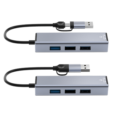 Σύνθετο USB C Hub Adapter Λάπτοπ USB Port Expander Usbc Hub για ταχεία μεταφορά δεδομένων