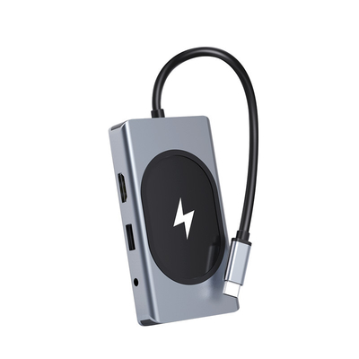 Πολυλειτουργικός προσαρμογός USB τύπου C HUB 9 σε ένα και με αναγνώστη καρτών μνήμης