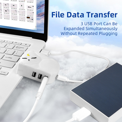 Κέντρο ταχείας ανάγνωσης USB PVC Κέντρο ανάγνωσης κάρτας TF με ταχεία μεταφορά δεδομένων και αναγνώστη κάρτας μνήμης