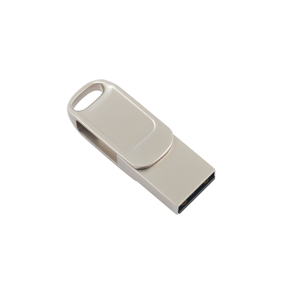 Καλό Λογότυπο Laser Ασημένιο Μεταλλικό Σώμα Type C Usb Flash Drive Υποστήριξη Usb 3.0 3.1 3.2