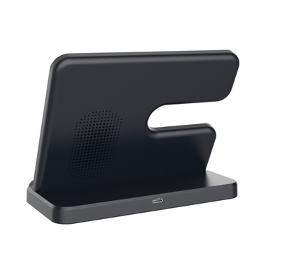 Υλικό ABS PC 15W ασύρματο φορτιστή για iPhone iWatch AirPod Γρήγορο και βολικό