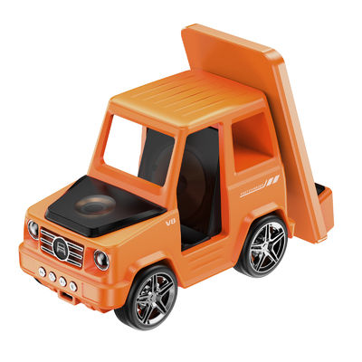 Πορτοκαλί Cool Car σχήμα ασύρματο φορτιστή για iPhone Airpods IWatch 225G Έκδοση 9V/1.67A