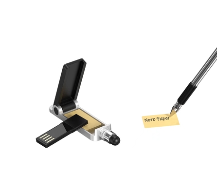 Speed Metal USB Flash Drive με Flash Δοκιμή Όλα Πέρασαν H2 ή Beach32 Δοκιμή Διαβάστε 15-20MB/s Ασημένιο Προσαρμοσμένο