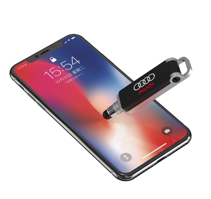 Speed Metal USB Flash Drive με Flash Δοκιμή Όλα Πέρασαν H2 ή Beach32 Δοκιμή Διαβάστε 15-20MB/s Ασημένιο Προσαρμοσμένο