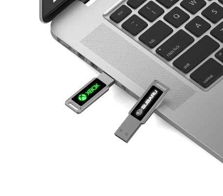 Με υψηλή ταχύτητα Flash Drive Κρυστάλλινο USB Stick με LED φως λαμπερό