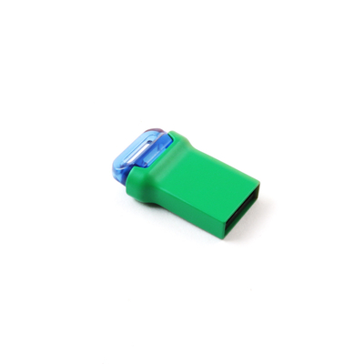 Μίνι USB 3.0 Μεταλλικό USB Flash Drive Ορθογώνιο Πράσινου Χρώματος με Flash Chip Κλάσης Α