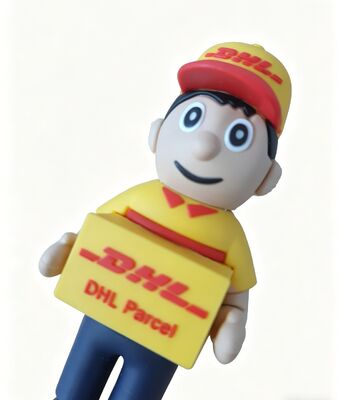 USB Flash Drive Καρτούν Άνδρας Ντελιβεράς DHL Κατασκευασμένο με Σχέδιο Πελάτη