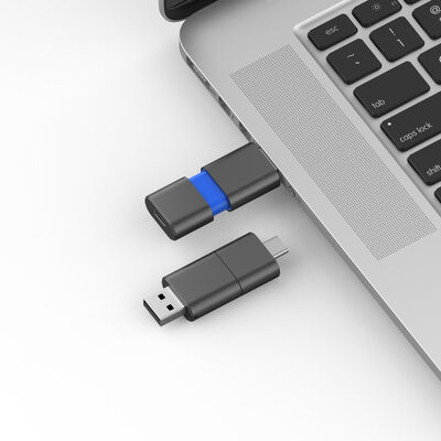 Γρήγορη ταχύτητα τύπου C με USB 3.0 και USB 2.0 Flash Drive Slide Shape Match CE,FCC,ROHS