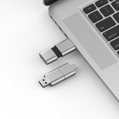 Γρήγορη ταχύτητα τύπου C με USB 3.0 και USB 2.0 Flash Drive Slide Shape Match CE,FCC,ROHS
