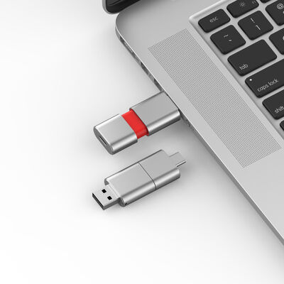 Γρήγορη ταχύτητα τύπου C με USB 3.0 και USB 2.0 Flash Drive Slide Shape Match CE,FCC,ROHS