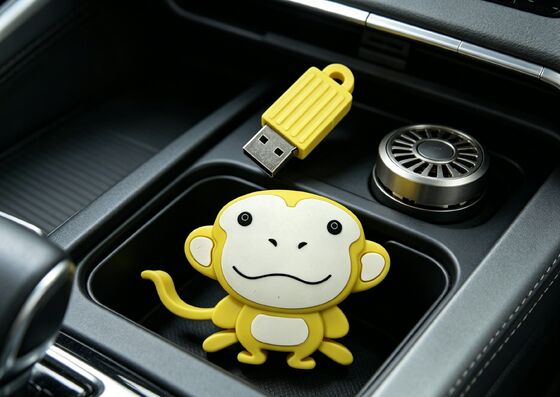 Customized Shaped By Monkey PVC Mold Personalized USB Flash Drive με επιλογή κρυπτογράφησης δεδομένων για μάρκετινγκ και ασφαλή πρόσβαση σε δεδομένα