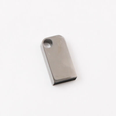 Μίνι μονάδα λάμψης USB με τρύπα που μπορεί να βάλει κλειδί Μεταλλική μονάδα λάμψης USB μπορεί προσαρμοσμένο λογότυπο λέιζερ