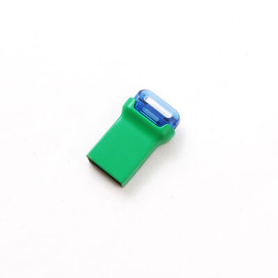 Πράσινο χρώμα σώματος Mini Udp Flash Drive Μεταλλική μονάδα flash USB μπορεί να προσαρμοστεί κατασκευασμένο λογότυπο και συσκευασία