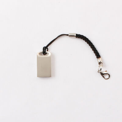 Μεταλλικό USB με μπρελόκ Μεταλλικό λογότυπο λέιζερ μονάδας flash Usb Ακολουθήστε την προσαρμοσμένη σχεδίαση