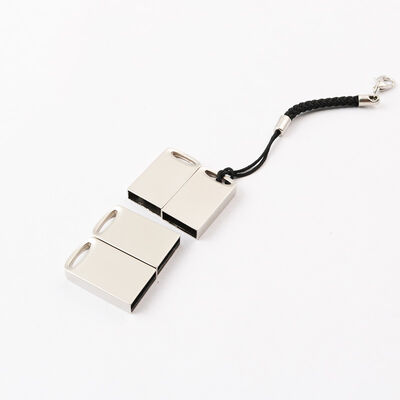 Μεταλλικό USB με μπρελόκ Μεταλλικό λογότυπο λέιζερ μονάδας flash Usb Ακολουθήστε την προσαρμοσμένη σχεδίαση