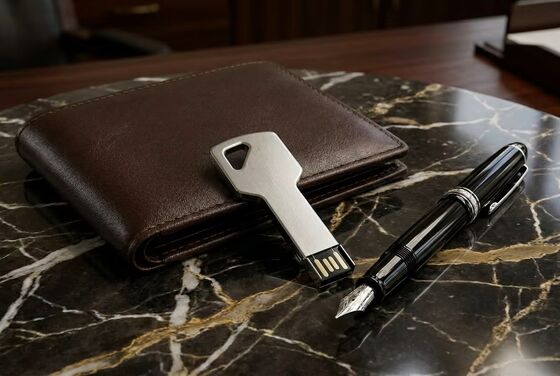 Ασημένιο USB Flash Drive με αλυσίδα από πέρλες, Συμπαγής Συσκευή Αποθήκευσης, Θερμοκρασία Λειτουργίας -50 έως +80 Βαθμούς, Ιδανικό για Επιχειρήσεις