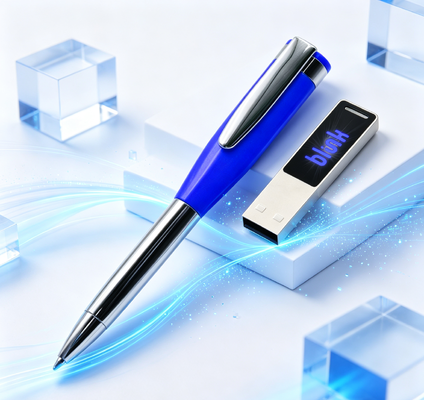 20g Lightweight CE/ROHS/FCC Certified Pen USB Flash Drive with Customizable Branding for Corporate Gifts