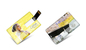 UV ζωηρόχρωμα ραβδιά πιστωτικών καρτών USB τυπωμένων υλών λογότυπων CMYK 2,0 3,0 15MB/S