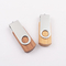 Η συστροφή διαμόρφωσε το ξύλινο ΛΟΓΌΤΥΠΟ αποτύπωσης σε ανάγλυφο χρώματος μπαμπού περίπτωσης μετάλλων Drive USB