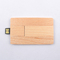Ξύλινα τσιπ καρτών USB UDP Drive λάμψης σφενδάμνου τυπωμένων υλών 16GB 32GB 64GB CMYK μέσα