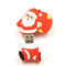 Η ανοικτή λάμψη συνήθειας USB φορμών 128GB οι μορφές USB 2,0 USB 3,0 κινούμενων σχεδίων Χριστουγέννων