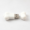 Εξατομικευμένα ραβδιά Usb λάμψης συνήθειας USB κόκκαλων 64GB σκυλιών Drive για τους φωτογράφους