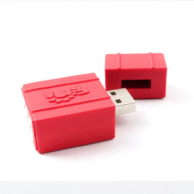 Χαριτωμένη USB PVC ανοικτή σοκολάτα φραουλών καρπουζιών ραβδιών φορμών που διαμορφώνεται