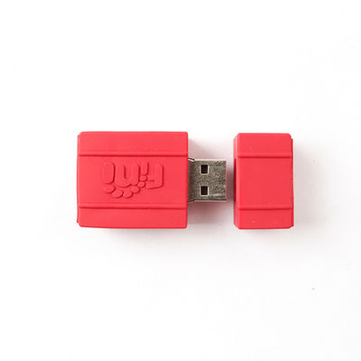 Χαριτωμένη USB PVC ανοικτή σοκολάτα φραουλών καρπουζιών ραβδιών φορμών που διαμορφώνεται