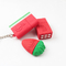 Χαριτωμένη USB PVC ανοικτή σοκολάτα φραουλών καρπουζιών ραβδιών φορμών που διαμορφώνεται