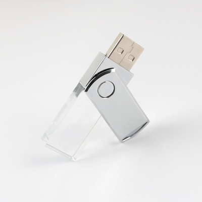 Ελαφρύ Drive 2,0 λάμψης USB των ανώτερων κρυστάλλου οδηγήσεων Shinny πλήρης μνήμη