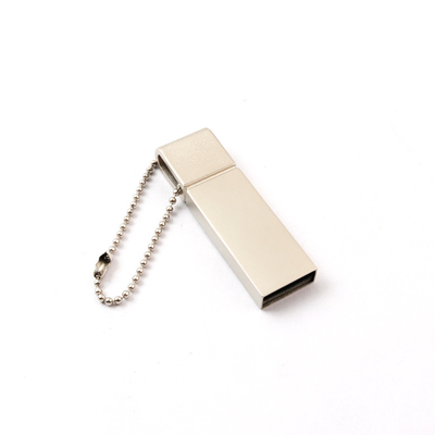 Ασημένιο Ματ Σώμα Μεταλλικό USB Pen Drive 2.0 64GB 128GB 20MB/S Custom Laser Logo