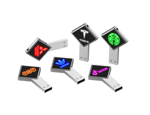Ελαφρύ Drive 128GB 256GB 3,0 λάμψης USB των καλών δώρων οδηγήσεων ασφαλίστρου